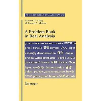A Problem Book In Real Analysis