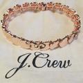 J. Crew Jewelry | J. Crew Rose Gold Circle Bracelet | Color: Gold | Size: 2 1/2” Wide Without Stretching