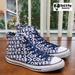 Converse Shoes | Converse Men's Ctas Hi Letter Print Canvas 163952c Sizes Men's Size 9 | Color: Blue/White | Size: Various