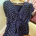 J. Crew Tops | J. Crew Polka-Dot Wrap Top | Color: Blue | Size: M