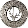 Ladies Plaid Brooch Fly Thistle Scottish Stag Design Polished Finish Made in UK Scottish Celtic Silver Kilt Pin Novelty Brooches & Pins Kilt Outfits for Men