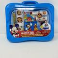 Disney Toys | Disney Mickey Mouse Activity Table Carry Case | Color: Blue/White | Size: One Size
