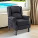 Winston Porter Reclining Heated Massage Chair Faux Leather | 39.75 H x 30.75 W x 32.75 D in | Wayfair 5BD49BD16754499A88A1E0C25FADE0B7