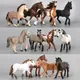 Figurines d'animaux réalistes modèles de chevaux jouets d'action émulation solide Appaloosa