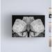 Ebern Designs Twin Rose 28 by Anita Vincze - Wrapped Canvas Photograph on Canvas in Black/Gray | 12 H x 19 W x 2 D in | Wayfair