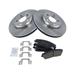 2009-2020 Dodge Challenger Front Brake Pad and Rotor Kit - TRQ BKA10628