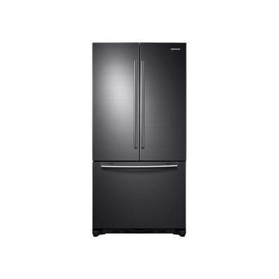 Samsung 20 cu. ft. French Door Refrigerator in Black Stainless Steel(RF20HFENBSG/US)