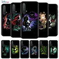 Coque de téléphone princesse dessin animé Disney housse en silicone souple noire adaptée pour OPPO