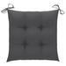 Winston Porter Chair Cushion Non Slip Outdoor Patio Seat Cushion Pad Oxford Fabric Polyester in Gray/Black | 2.8 H x 15.7 W x 15.7 D in | Wayfair