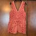 Free People Dresses | Free People Embroidered Slip Dress | Color: Orange/Red | Size: S