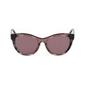 DKNY Damen DK533S Sunglasses, Black Tortoise/Mauve, Einheitsgröße