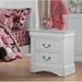 Darby Home Co Cosimo 2 - Drawer Solid Wood Nightstand in White Wood in Brown/White | 24 H x 22 W x 16 D in | Wayfair