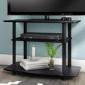 Ebern Designs Chayna TV Stand for TVs up to 32" Wood in Black/Brown | 23.3 H in | Wayfair ZIPC8601 43447990