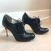 Jessica Simpson Shoes | Black Patent Jessica Simpson Heeled Oxfords - 6 | Color: Black | Size: 6