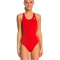 Adidas Swim | Adidas Solid V Back Red One Piece Swimsuit 30 | Color: Red | Size: 30 Swim