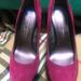 Jessica Simpson Shoes | Jessica Simpson Purple Sz 7.5 Suede Platforms | Color: Purple | Size: 7.5