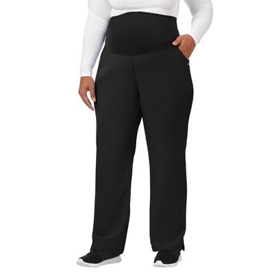 Plus Size Women's Jockey Scrubs Women's Ultimate Maternity Pant by Jockey Encompass Scrubs in Black (Size M(10-12))