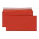 Elco 18833.92 Color Box mit Deckel und 250 Briefumschläge/Versandtasche, Haftklebeverschluss, C5/6 DL, 100g, intensiv-rot, Fenster: nein