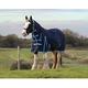 Jump Equestrian No Fill Lightweight Horse Turnout Rug 600 D Combo Navy Turnout Rug (5'6'')