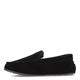 Clarks Mens Suede Moccasin Slippers Warm Cozy Indoor Outdoor Plush Faux Fur Lined Slipper For Men, Black, 9 UK