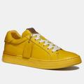 Coach Shoes | Coach G5041 Lowline Luxe Low Top Sneakers | Color: Yellow | Size: 6.5