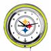 Imperial Pittsburgh Steelers 14'' Neon Clock