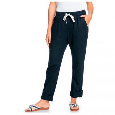 Roxy - Women's On The Seashore Linen Cargo Trousers - Freizeithose Gr M blau Image