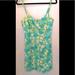 Lilly Pulitzer Dresses | Lilly Pulitzer Crab Cake In Guava Green Dress Sz 0 | Color: Blue/Green | Size: 0