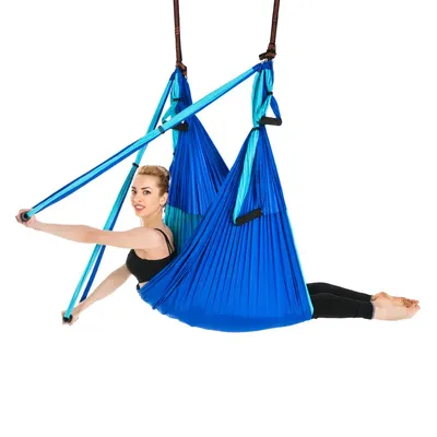 Hamac de Yoga aérien avec sac de transport balançoire extérieur intérieur anti-passionné fronde