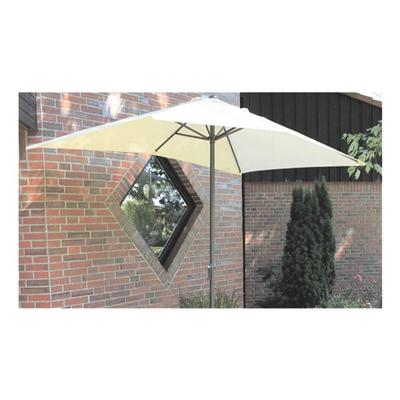 Garden Pleasure Sonnenschirm 250 x 145 cm beige gold, 250 cm
