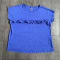 Lilly Pulitzer Shirts & Tops | Lilly Pulitzer Cobalt Blue Top Shirt Xs Kid 12-14 | Color: Blue | Size: 14g