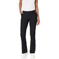 Dickies Women's Slim Fit Boot Cut Stretch Twill Pant, Black, 10 Short