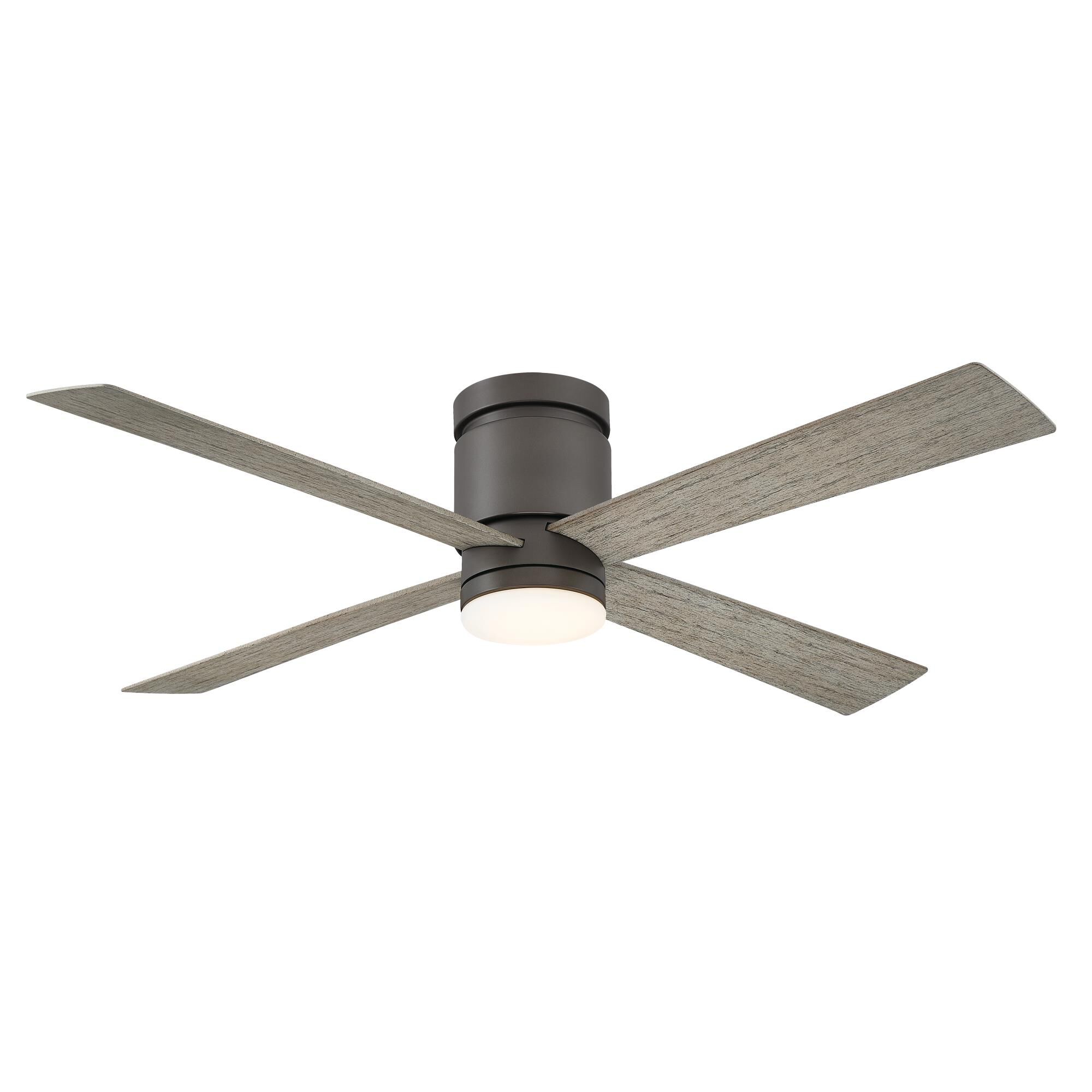 Fanimation Kwartet 52 Inch Flush Mount Fan with Light Kit - FPS8553GR
