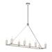 ELK Lighting White Stone 48 Inch 8 Light Linear Suspension Light - 69348/8