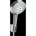 Hansgrohe - Set aus Wandhalter und Handbrause 120 3jet PowderRain mit Brauseschlauch 160 cm