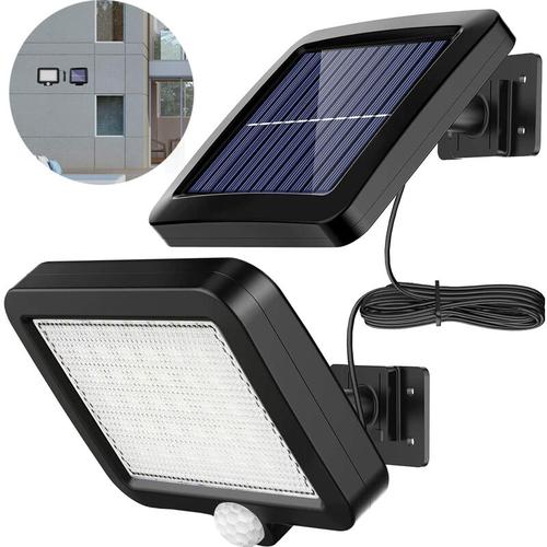 Solarlampen für den Außenbereich, 56 LED-Solarlampen für den Außenbereich mit Bewegungsmelder, IP65