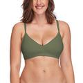 Body Glove Damen Smoothies Drew Solid D, DD, E, F Cup Bikini Top Swimsuit Bikinioberteil, Cactus, F Körbchengröße