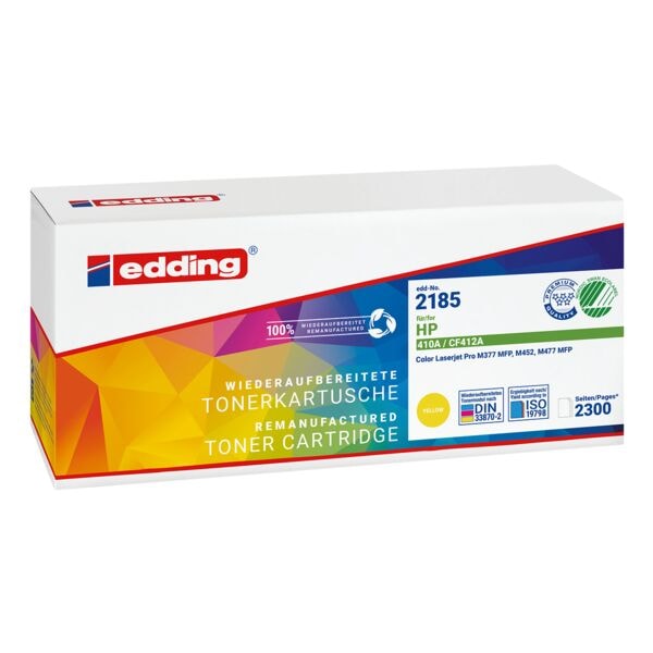 Edding Toner ersetzt HP »410A« (CF412A) gelb gelb Image