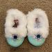 Disney Shoes | Disney Frozen Slippers - Size 5/6 | Color: Green/White | Size: 5/6