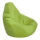 Bean Bag Chair Sofa Storage Cover, Indoor Outdoor High Back Lazy Lounge Waterproof Living Room Tatami Slipcover for Adults and Kids, Without Filler,Lime Green,85 * 115cm