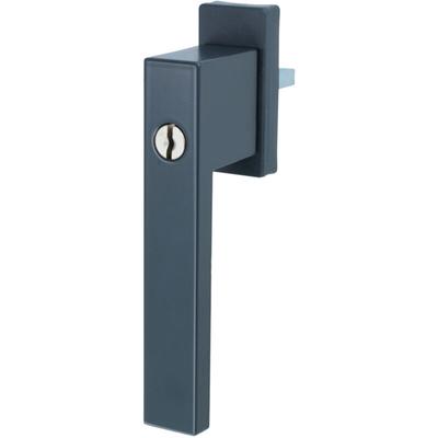 Fenstergriff Fensterolive Rasterolive Abschliessbar Einbruchschutz mit 2 Schlüssel Anthrazit RAL7016 Image