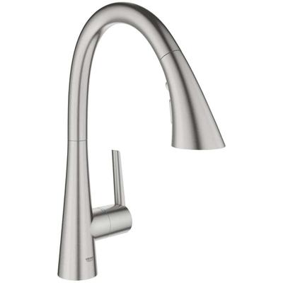 Grohe - Zedra - Spültischarmatur mit ausziehbarer Geschirrbrause, SuperSteel 32294DC2 Image