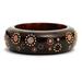Kate Spade Jewelry | Kate Spade Out Of Her Shell Floral Bangle Bracelet | Color: Brown/Gold | Size: Os