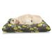 East Urban Home Ambesonne Floral Pet Bed, Lemon Branches w/ Petals Growth Essence Nature Themed Print | 24 H x 39 W x 5 D in | Wayfair