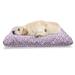 East Urban Home Ambesonne Victorian Pet Bed, Floral Lavender Color Bloom Blossoms Flowering Continuous Classy Design Print | Wayfair