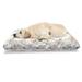 East Urban Home Ambesonne Flower Pet Bed, Abstract Simplistic Delicate Floral Art Pattern | 24 H x 39 W x 5 D in | Wayfair