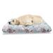East Urban Home Ambesonne Cherry Blossom Pet Bed, Fantasy Composition w/ Spring Inspired Nature Elements Butterflies Clouds | Wayfair