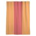East Urban Home Tampa Bay Football Stripes Sheer Rod Pocket Single Curtain Panel Sateen in Orange/Red | 53 H in | Wayfair