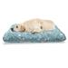 East Urban Home Ambesonne Abstract Pet Bed, Abstract Pattern w/ Bubbles In Different Sizes Modern Aqua Inspired Design | Wayfair