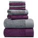 AllModern Doncia 8 Piece Towel Set Terry Cloth/100% Cotton in Black/Indigo | 30 W in | Wayfair 6831570411D749E0A915AFC75F633E5B